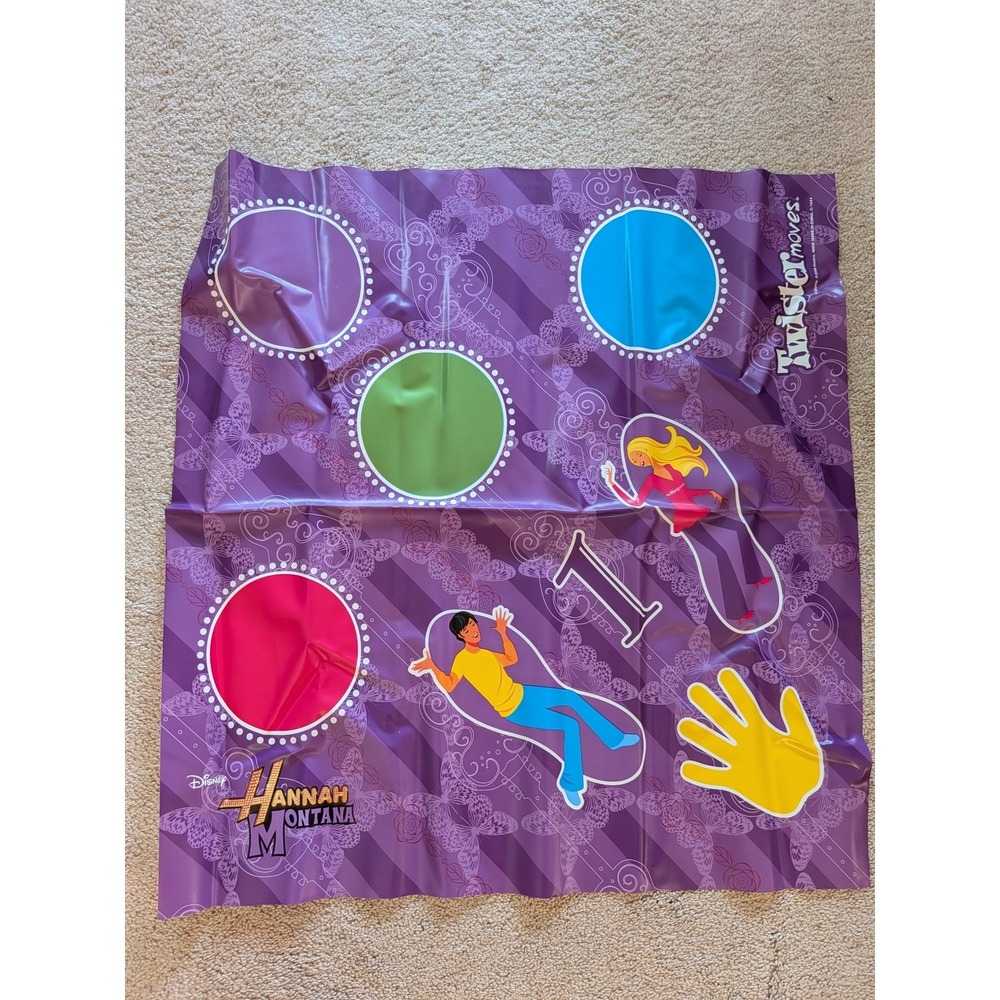 Disney Hannah Montana Twister Moves Board Game Milton Bradley Missing CD 1 - Picture 6 of 8